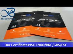 matowa stojąca torba na zamek błyskawiczny