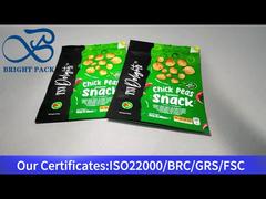 stojąca torba zapinana na zamek na przekąskę z ciecierzycy