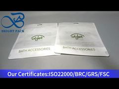 stojąca torba z zamkiem błyskawicznym na akcesoria do kąpieli