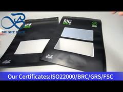 stojąca torba ziplock z przezroczystym okienkiem