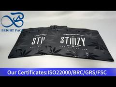 Błyszcząca torba na zamek dziecięcy z konopiami indyjskimi z nadrukiem i matowym olejem