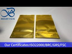 złota, niestandardowa torba z mylaru, odporna na dzieci