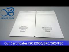 Biała stojąca torba odporna na dzieci