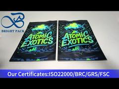 Torba stojąca z kompozytowej folii aluminiowej z przezroczystym okienkiem