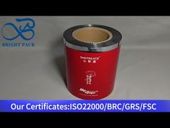 Rolka folii aluminiowej czerwonej przeznaczonej do kontaktu z żywnością