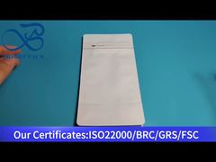 biała torba z płaskim dnem i zaworem