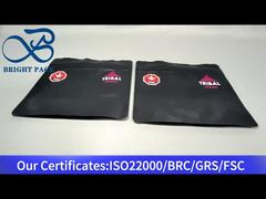 czarne niestandardowe torby wyjściowe zabezpieczone przed dziećmi