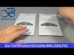 biała, niestandardowa torba z zamkiem błyskawicznym, odporna na dzieci