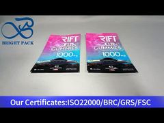 kolorowy, nienasycony, odporny na dzieci, torba z zamknięciem