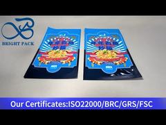 niebieski plastikowy worek do pakowania żywności do smażonego ryżu 350g