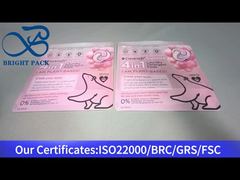 czerwona, stojąca torebka strunowa na kapsułki do prania