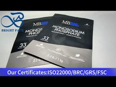 Duża czarna aluminiowo-plastikowa torba stojąca na fosforan monosodowy 1kg