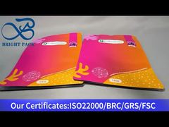 czerwona płaska torba strunowa na proszki 1kg