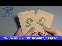 ekologiczna torba stojąca z papieru kraft