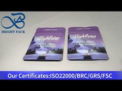 fioletowa, zabezpieczona przed dziećmi torebka mylarowa 80g