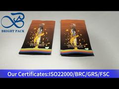 pomarańczowa niestandardowa, odporna na dzieci torba mylarowa