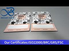 różowa aluminiowa plastikowa torba do pakowania karmy dla zwierząt domowych