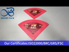 czerwona torebka o nieregularnym kształcie na kawę 15g