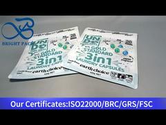 woreczek stojący biały na kapsułki do prania 420g