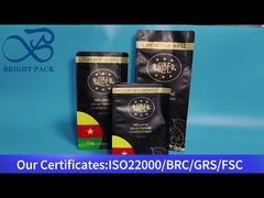 Czarna torba płaskodenna z zaworem 1kg