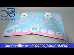 niebieska stojąca aluminiowa torebka plastikowa na kapsułki do prania 450g