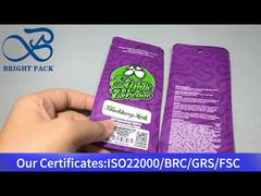 fioletowe opakowanie worka pe