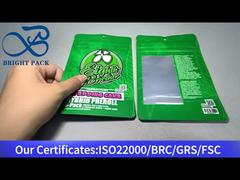 Torba z mylaru na konopie indyjskie z przezroczystym okienkiem