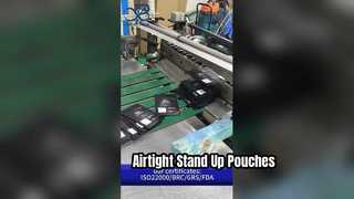 Stojąca torebka na zamek błyskawiczny B2B Hurtownia z możliwością wielokrotnego zamykania, niestandardowa, bezpieczna dla żywności, hermetyczna