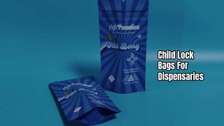 Torba na konopie indyjskie z zabezpieczeniem dziecięcym Opatentowana w USA sprzedaż hurtowa dla potrzeb aptecznych w UE/USA