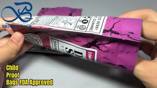 Niestandardowe torby mylarowe z zabezpieczeniem przed dziećmi z certyfikatem FDA
