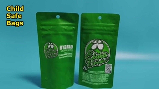 Opatentowany w USA hurtownik toreb zabezpieczonych przed dziećmi Zgodność w USA z wymaganiami dotyczącymi pakowania konopi indyjskich