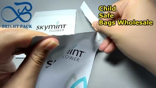 Biała hurtowa torba odporna na dzieci