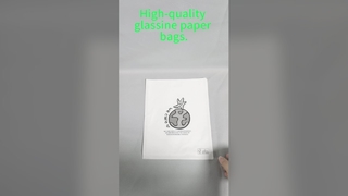 Torby papierowe z recyklingu z certyfikatem FSC o wysokiej przezroczystości i w 100% biodegradowalne do odzieży
