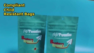 Torby na chwasty Niestandardowe, zgodne z USA, zabezpieczone przed dziećmi, zbiorcze dla marek konopi indyjskich