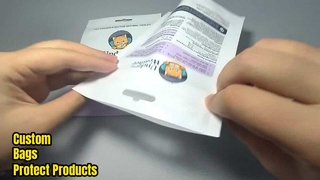 Hurtownia drukowanych niestandardowych plastikowych toreb do pakowania na zamek błyskawiczny