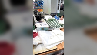 Ekologiczna biała torba szklana z nadrukiem Bezpieczna dla żywności torebka do pakowania detalicznego