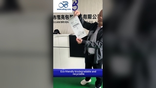 40g Biodegradowalne torby z papieru szklanego z własnym nadrukiem do ekologicznych opakowań