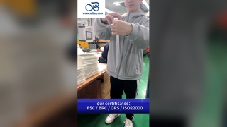 Dostosowane logo Torba papierowa z włókna szklanego Odzież nadająca się do kompostowania Torba z przezroczystego papieru Opakowanie