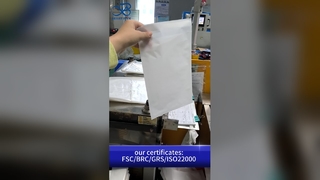 Torba papierowa szklana: dostawca hurtowy B2B Eco z certyfikatem FSC, bezpieczny dla żywności i tłuszczoodporny