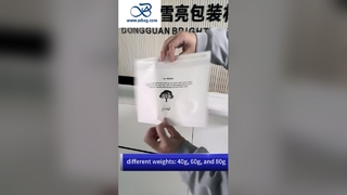 40g samoprzylepnych, biodegradowalnych torebek papierowych z włókna szklanego do zrównoważonego pakowania odzieży