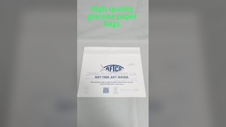 Biodegradowalne specjalnie wydrukowane worki szklane - ekologiczne opakowania odporne na tłuszcz