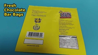 Torba plastikowa na tabliczkę czekolady 500 g luzem spożywczym dla marek słodyczy