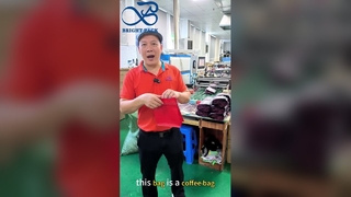 Plastikowa torba na kawę z zaworem, hermetyczne przechowywanie palonych ziaren kawy