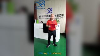 Samouszczelniająca torba na kawę z zamkiem błyskawicznym Stojak na opakowanie marki kawy premium