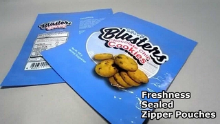 Odporne na wilgoć, zapinane na zamek woreczki do przechowywania żywności