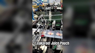 Bezpieczna dla żywności, stojąca torebka z wylewką na sok. Szczelna, przezroczysta torebka do pakowania soku