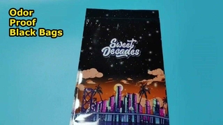 Odporne na zapachy, kompozytowe torby na zamek błyskawiczny z czarnej folii aluminiowej do przechowywania i sprzedaży hurtowej