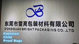 Opatentowane niestandardowe torby mylarowe zabezpieczone przed dziećmi