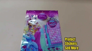 Przezroczyste plastikowe torby ochronne do przechowywania naklejek i opakowań hurtowych