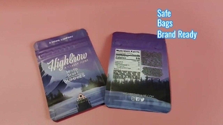 Niestandardowe, odporne na dzieci torby ziplock zapewniające zgodność z przepisami dotyczącymi konopi indyjskich i rozwiązania dotyczące brandingu